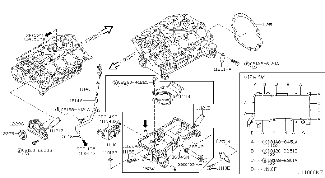 NISSAN 12279-6N200 - Akselitiiviste, kampiakseli inparts.fi