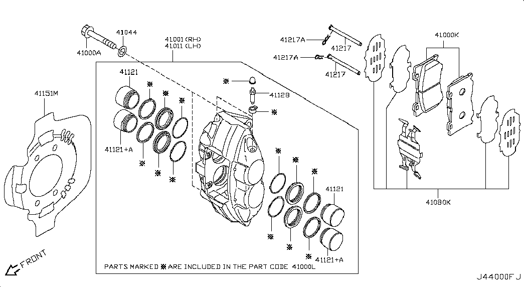 NISSAN D1060JL00E - Jarrupala, levyjarru inparts.fi