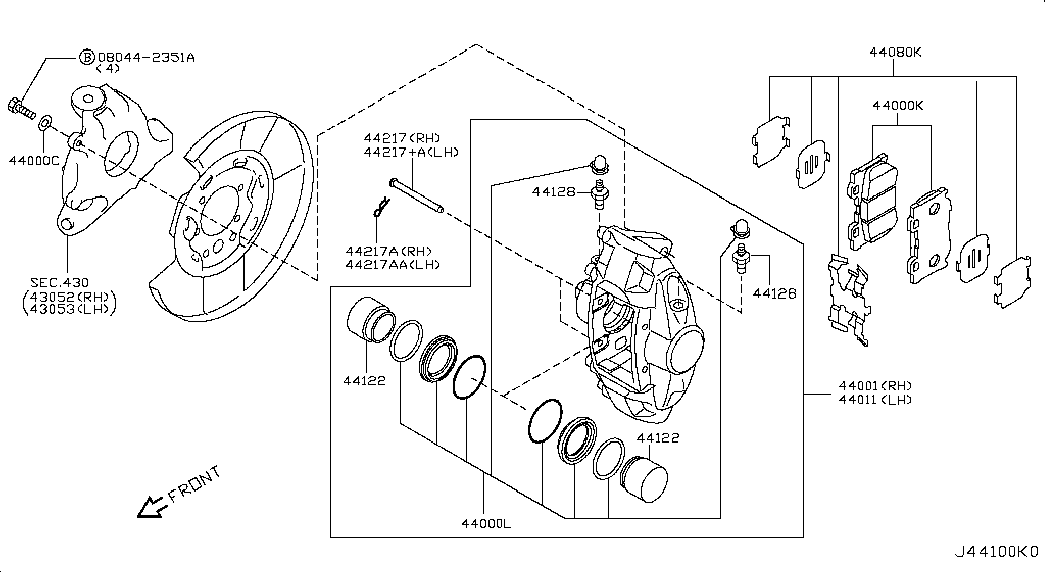 NISSAN D4060-JL00E - Jarrupala, levyjarru inparts.fi