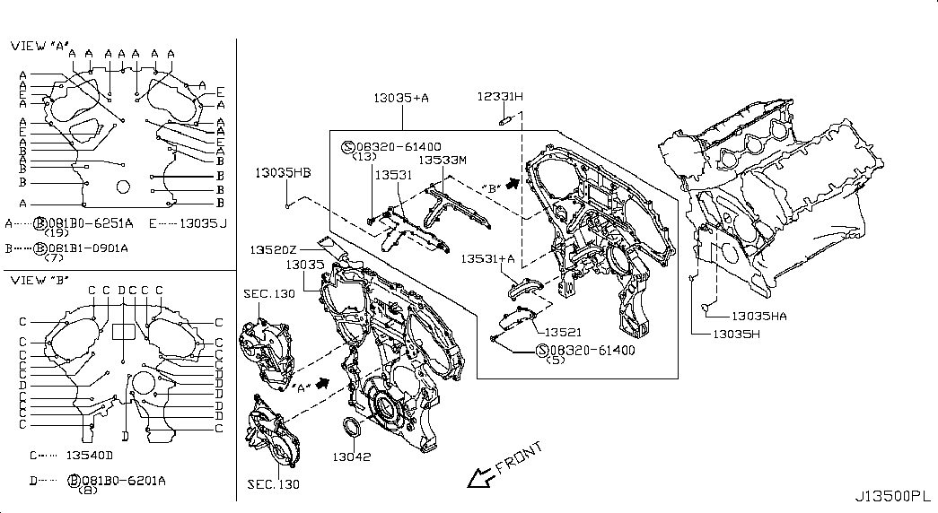 RENAULT 1351031U10 - Akselitiiviste, kampiakseli inparts.fi