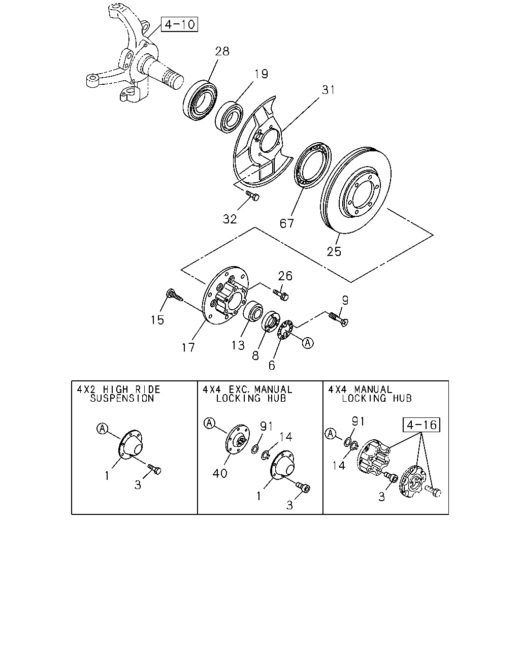 ISUZU 8-94242-913-0 - Pyöränlaakerisarja inparts.fi