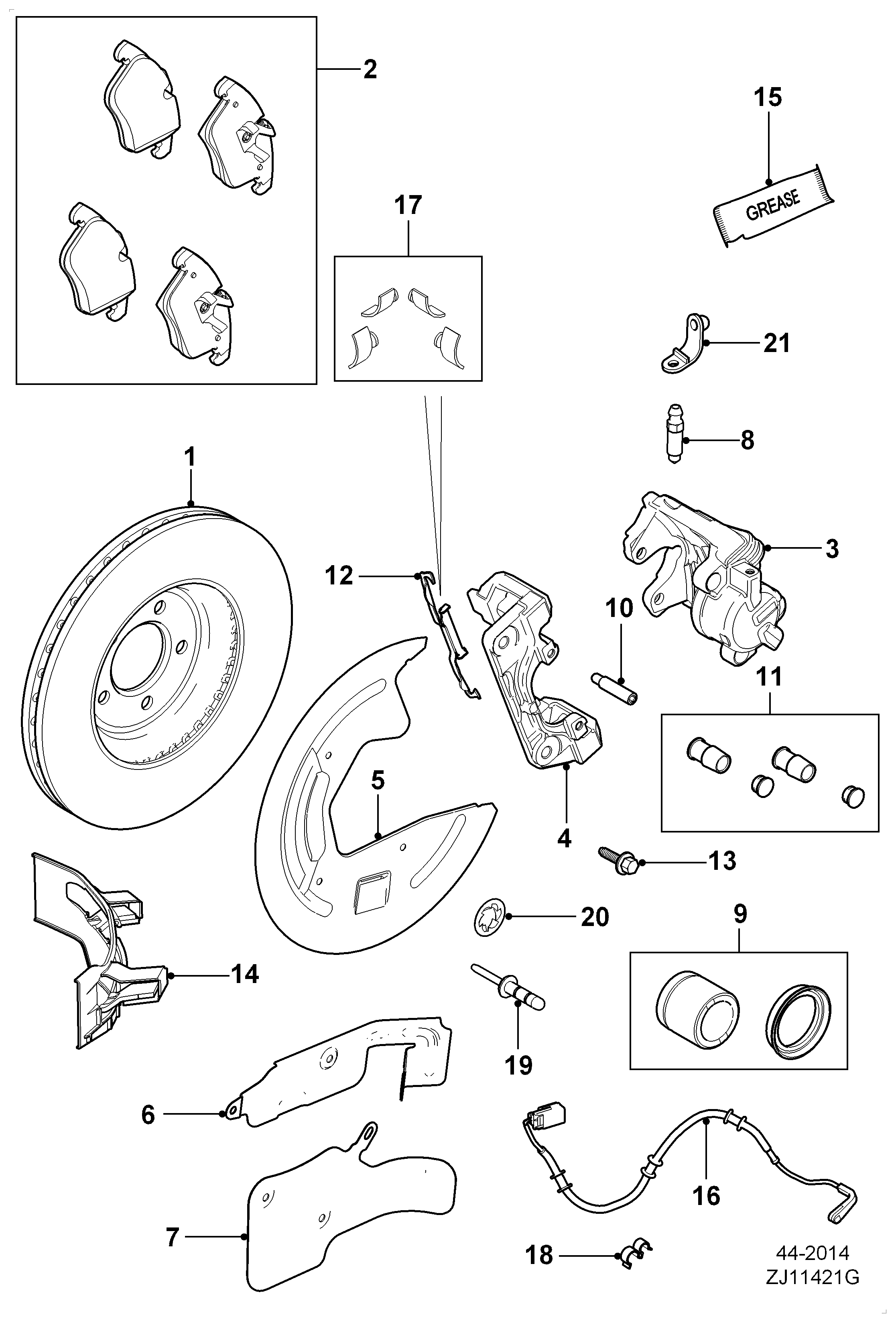 FORD C2C39929 - Jarrupala, levyjarru inparts.fi