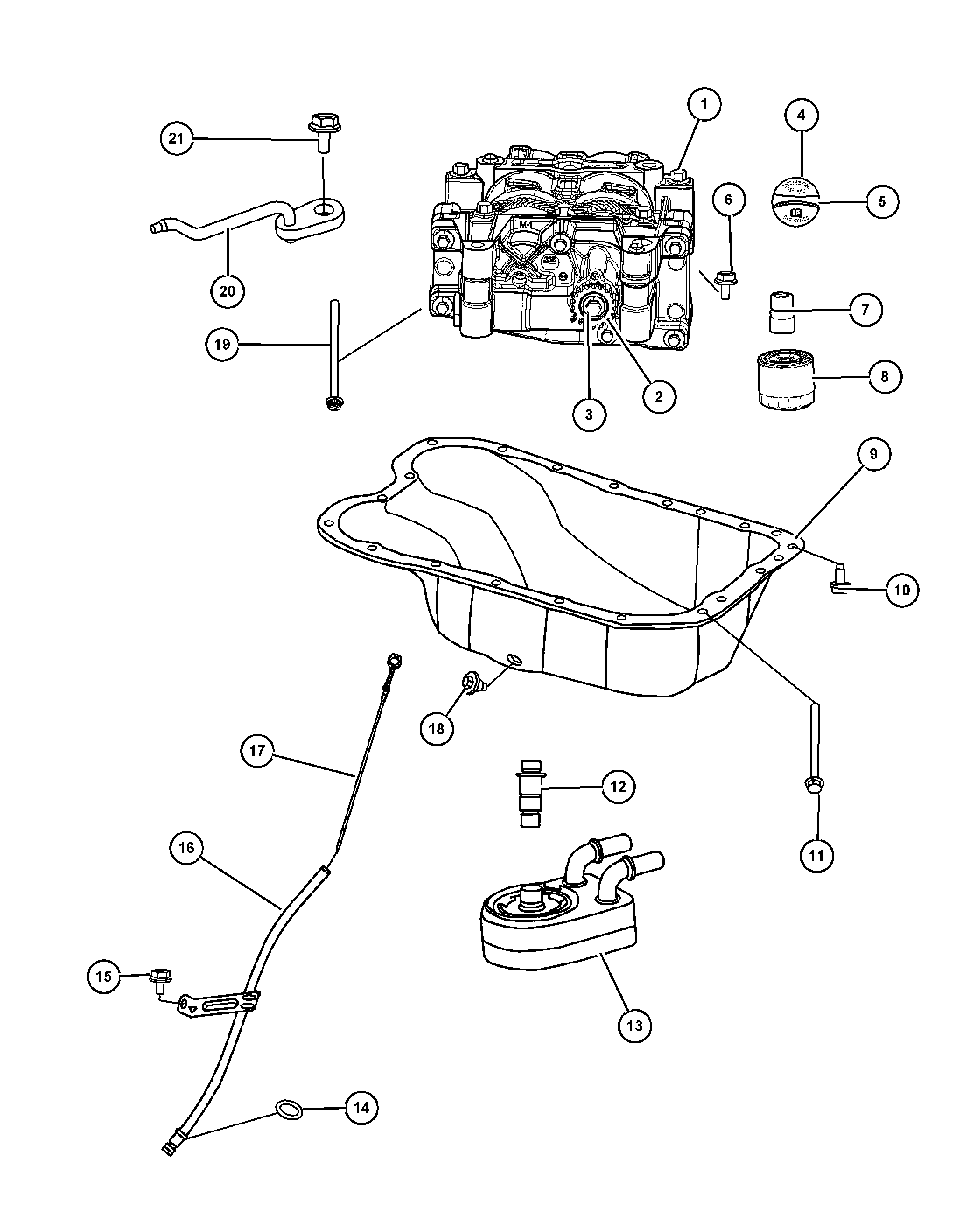 Chrysler 4884 900AB - Öljynsuodatin inparts.fi