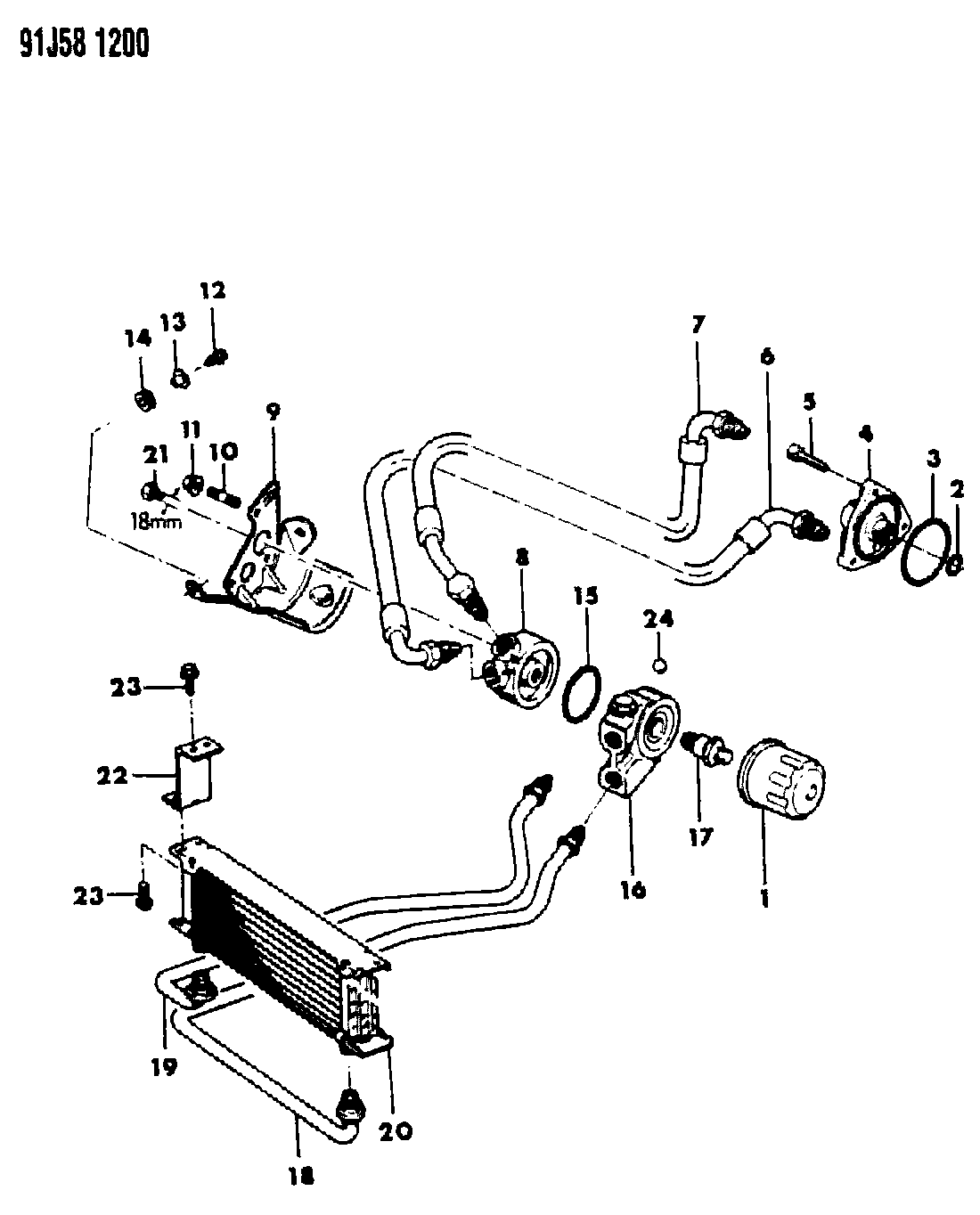 RENAULT T073 0077 - FILTER, OIL inparts.fi