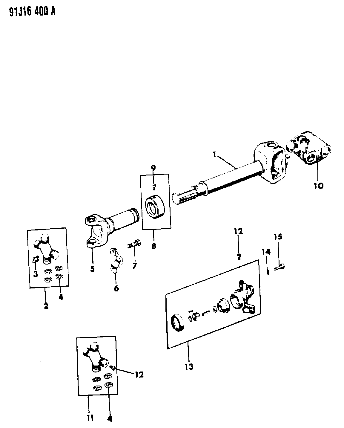 Chrysler J812 6614 - Nivel, pitkittäisakseli inparts.fi