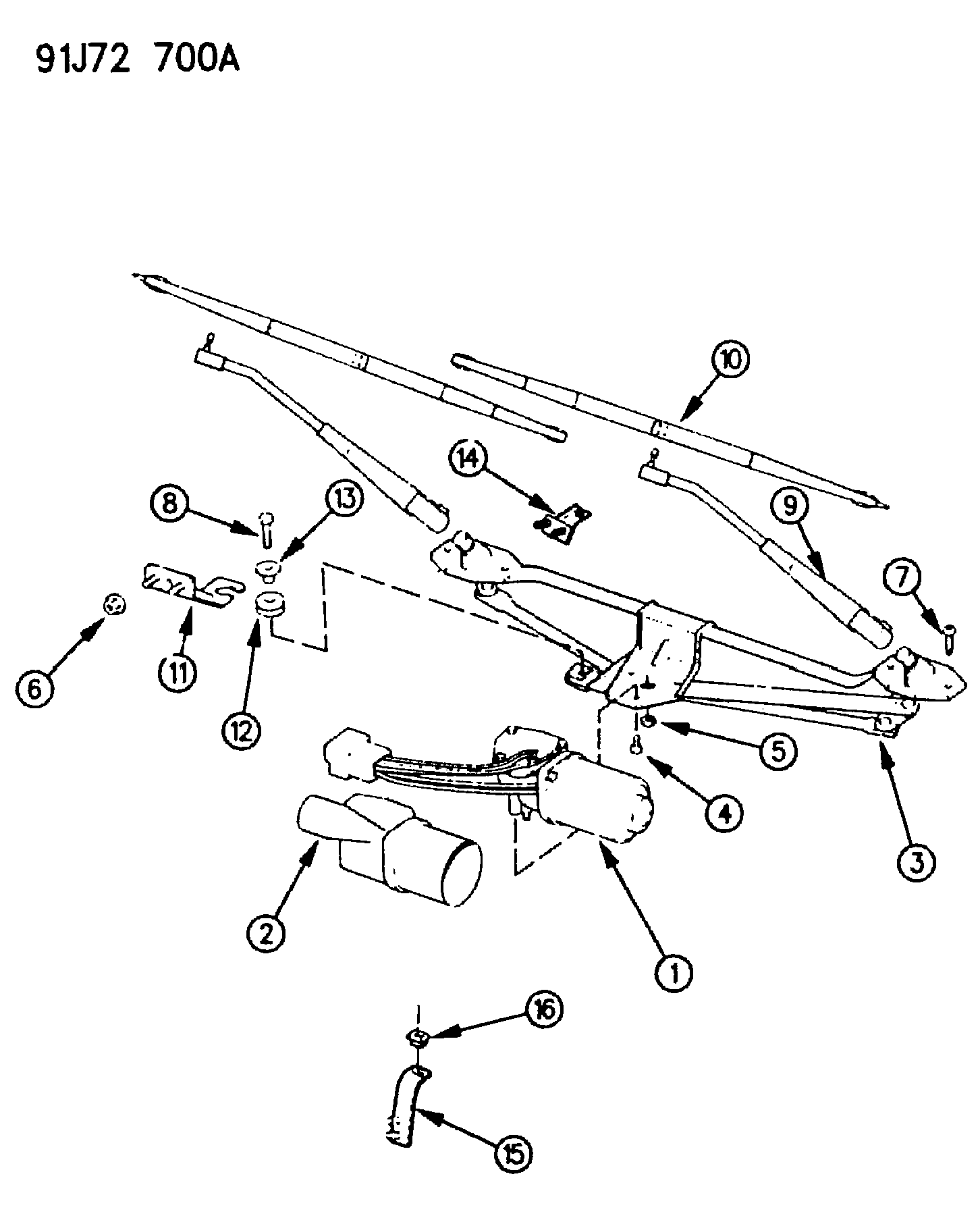 Chrysler 56001 133 - Pyyhkijänsulka inparts.fi