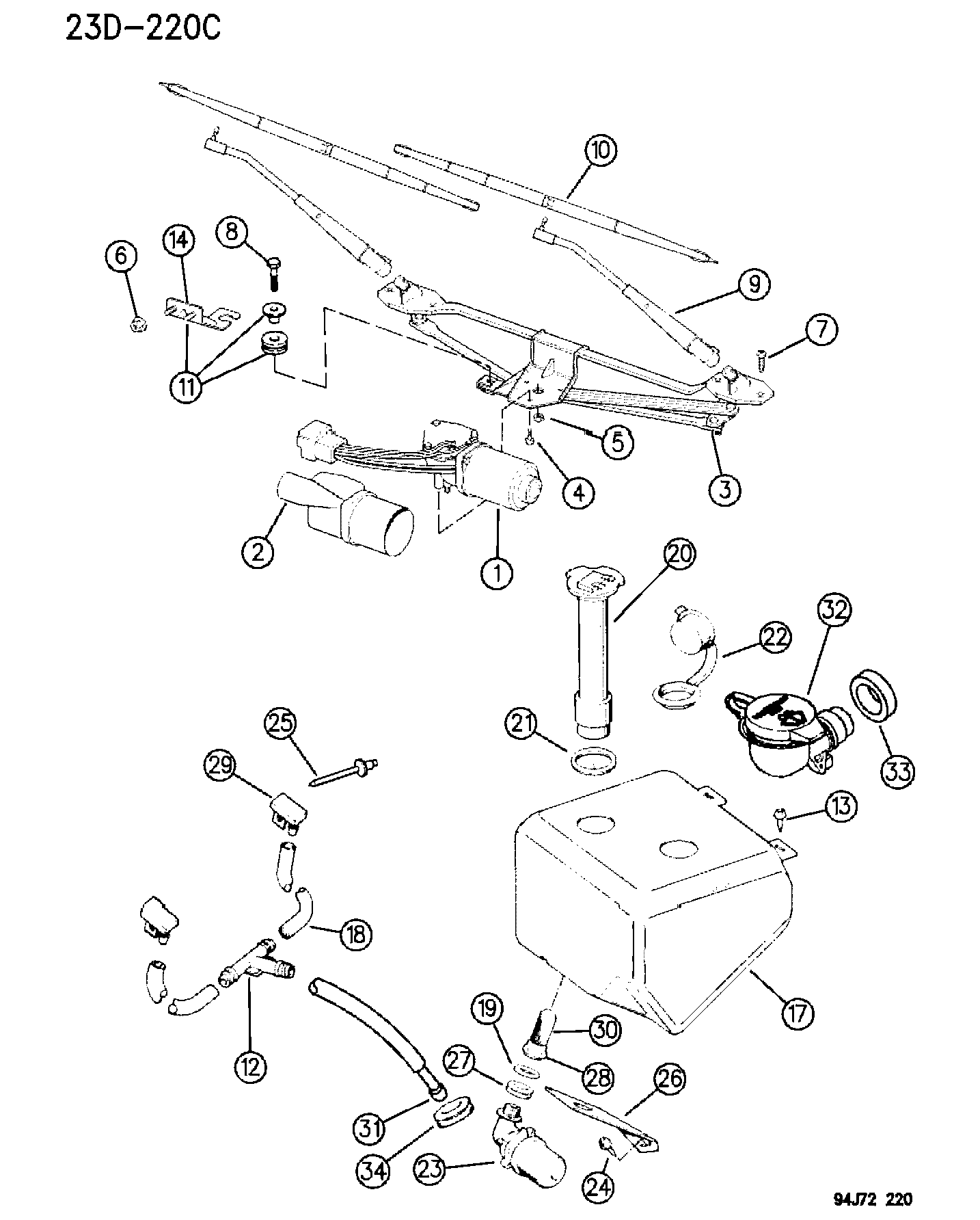 Chrysler 5515 4613 - Pesunestepumppu, lasinpesu inparts.fi