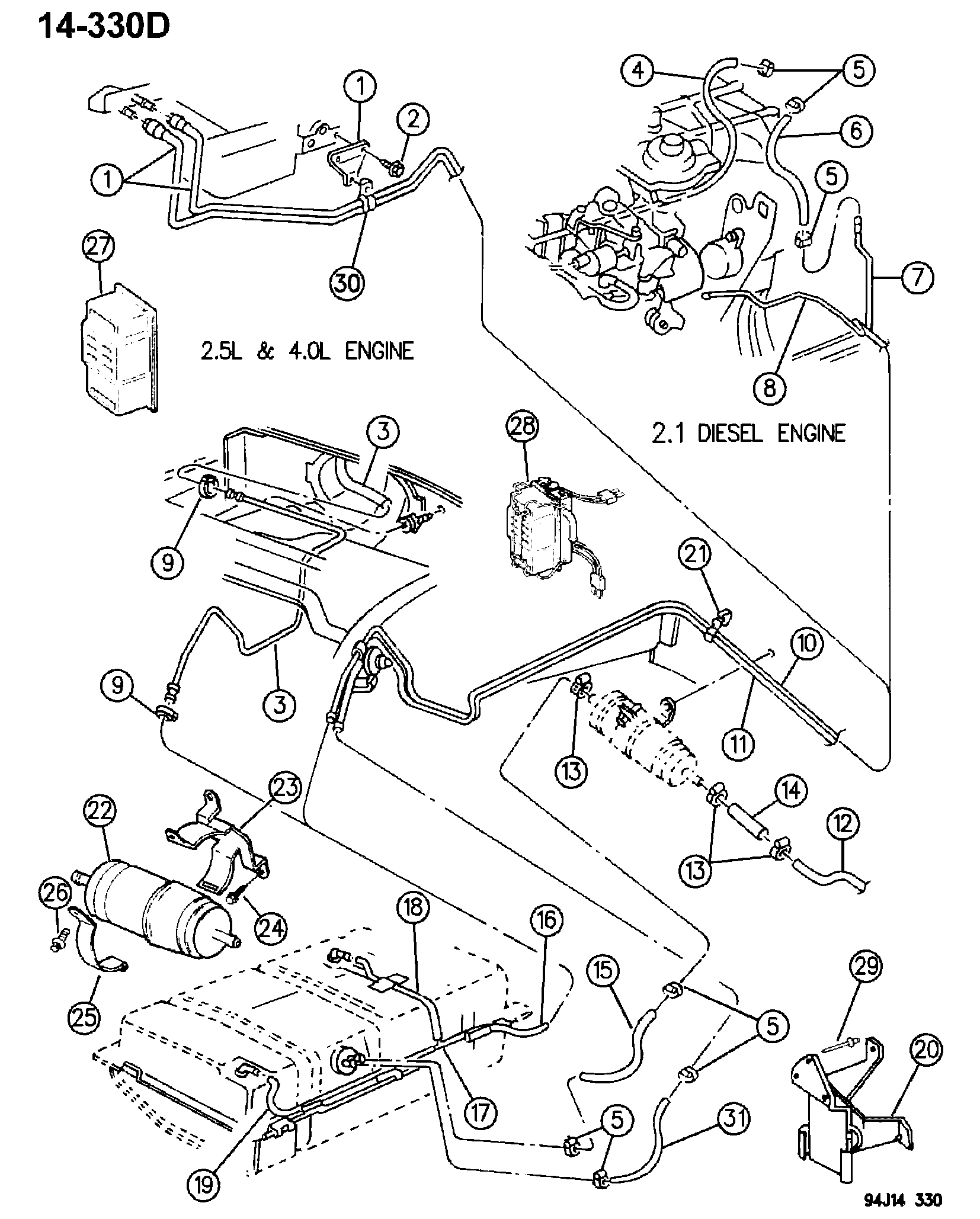 FORD 3300 0076 - Polttoainesuodatin inparts.fi