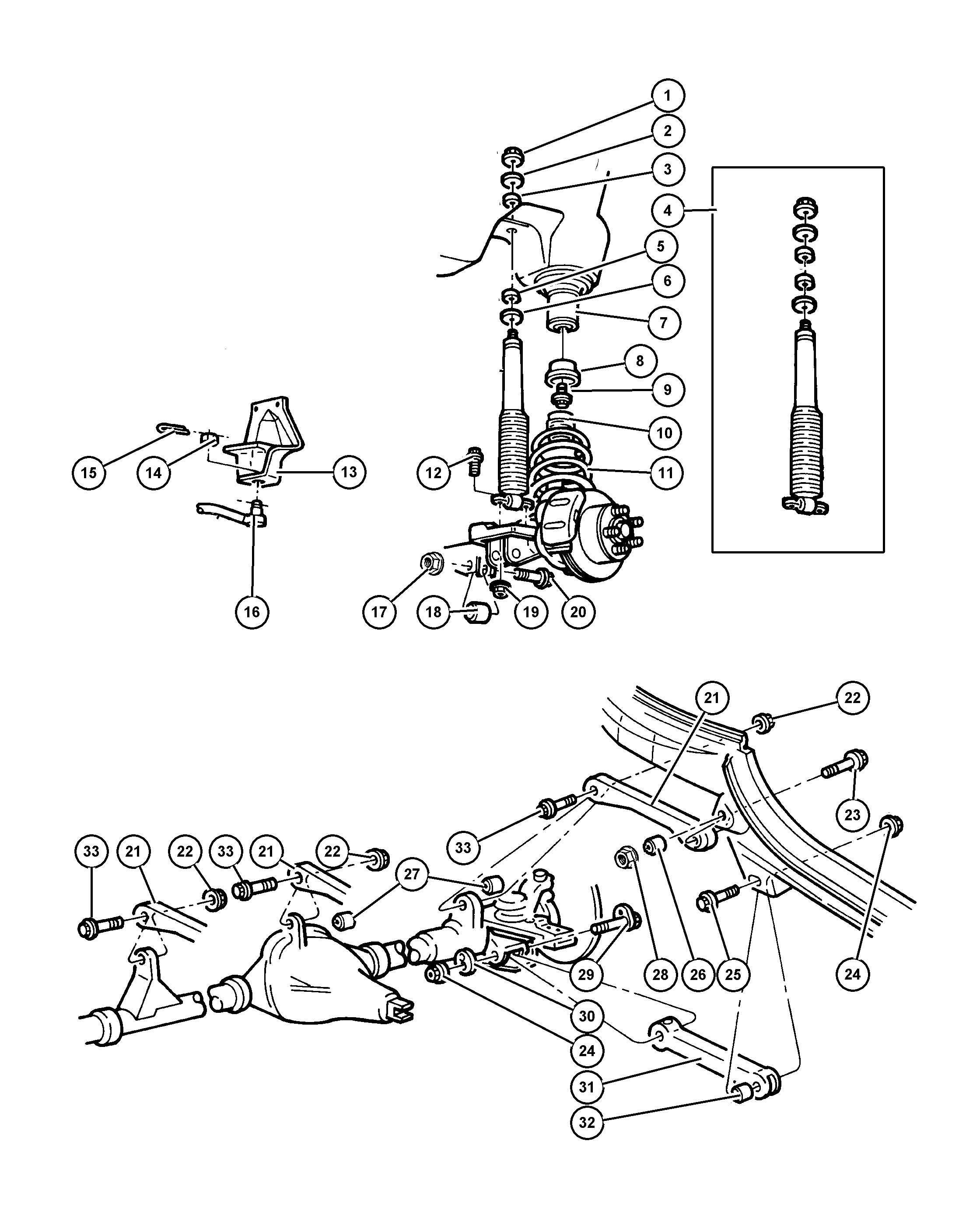 Chrysler 52088 432 - Tukivarsi, pyöräntuenta inparts.fi