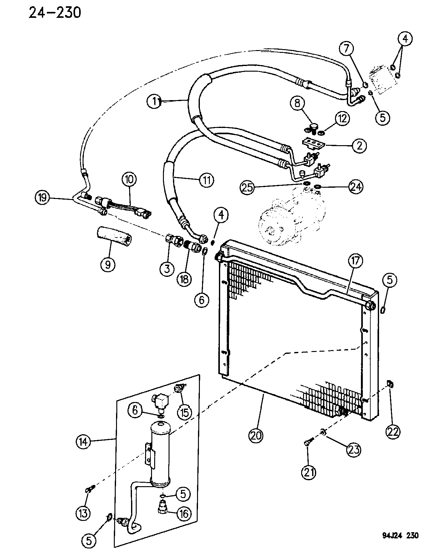 Chrysler J321 2113 - O-RING, R12 inparts.fi