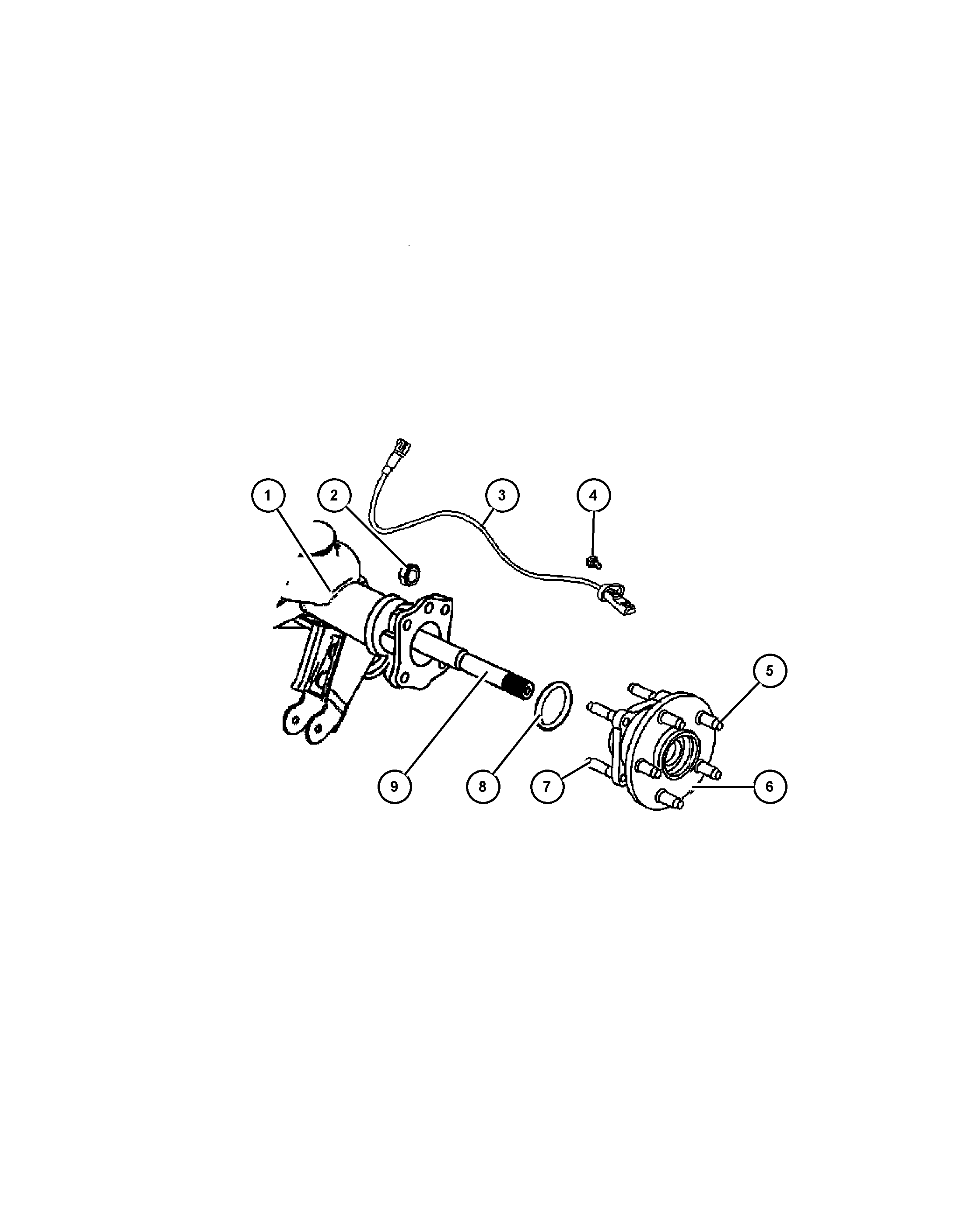 Chrysler 52111 884AA - Pyöränlaakerisarja inparts.fi