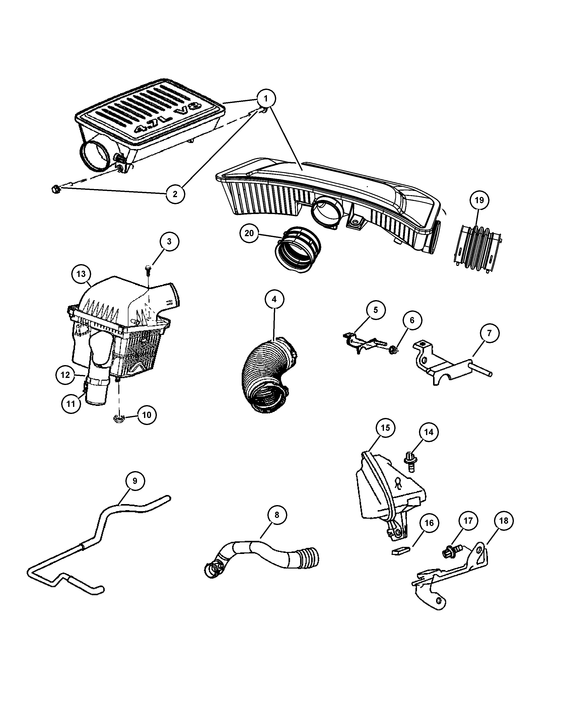 Chrysler 5018 777AB - Ilmansuodatin inparts.fi