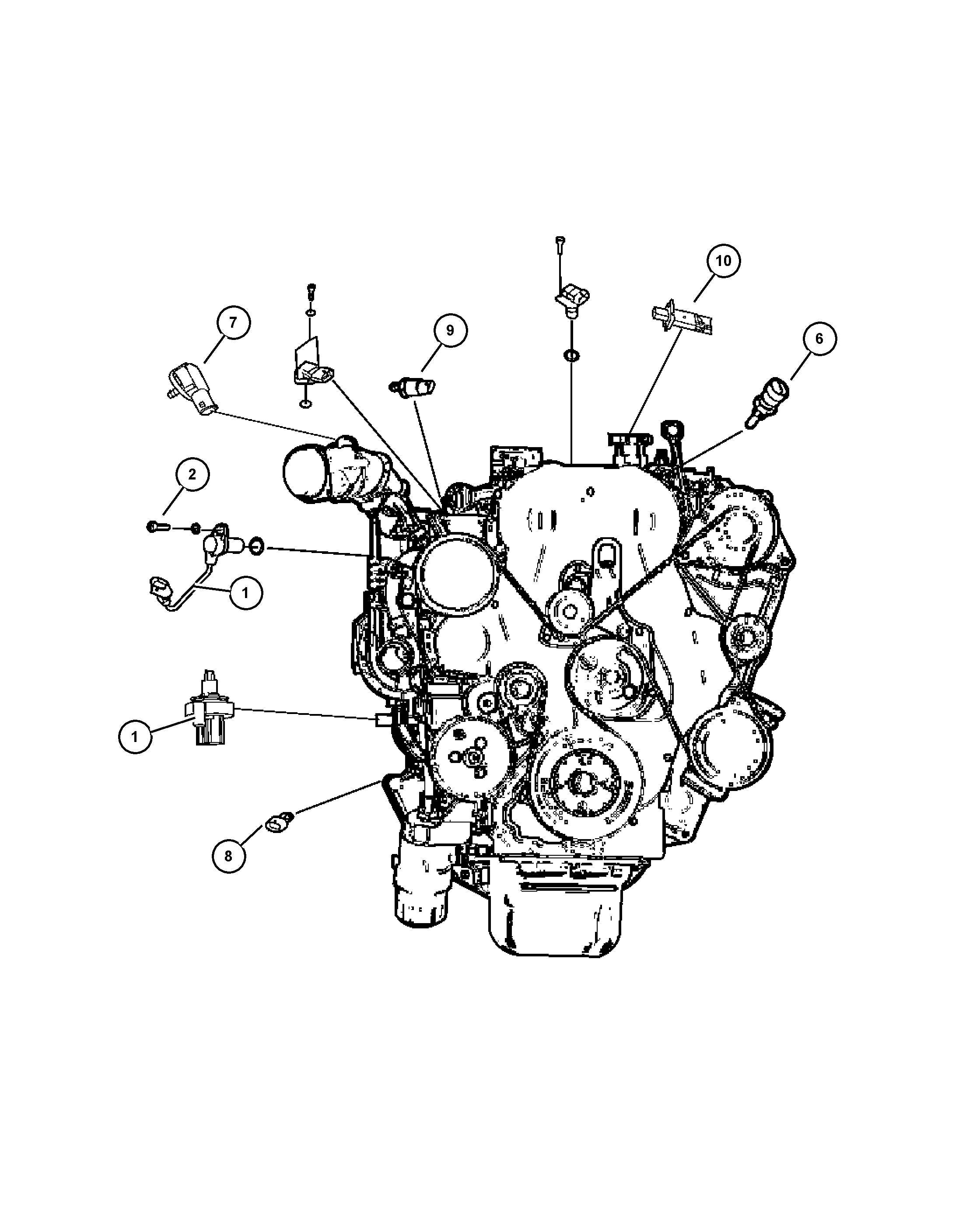 Chrysler 68025 592AA - Impulssianturi, kampiakseli inparts.fi