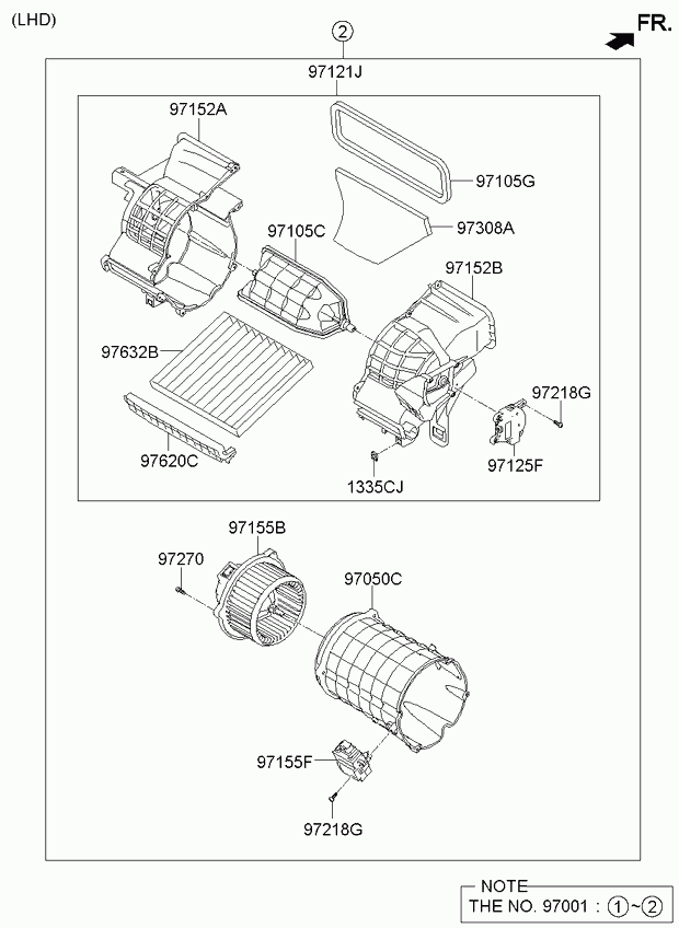 Hyundai 97133-2E210 - Suodatin, sisäilma inparts.fi