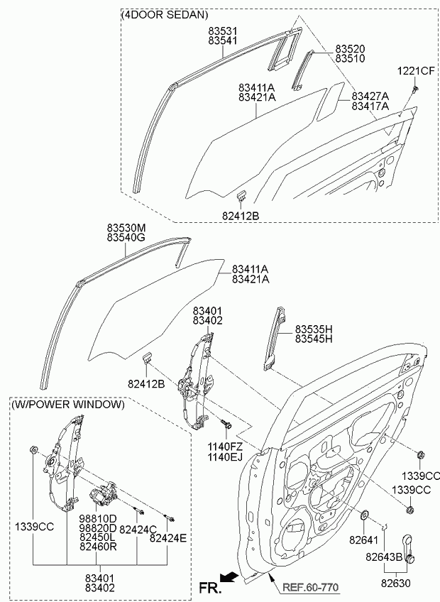 KIA 83401-1W010 - Lasinnostin inparts.fi