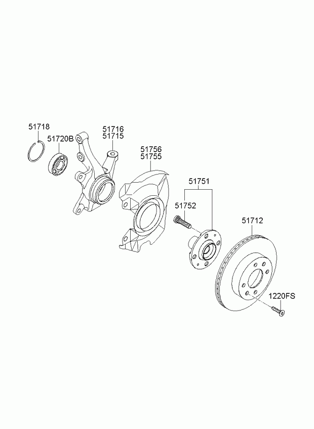 KIA 51712-07500 - Jarrulevy inparts.fi