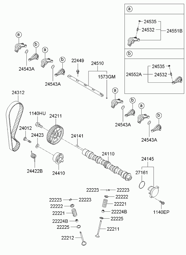 Hyundai 24312 02701 - Hammashihnat inparts.fi