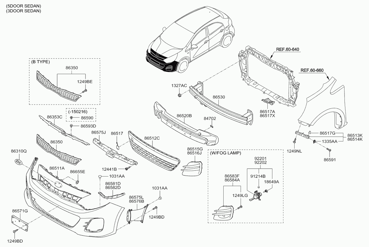 KIA 865111W700 - Puskuri inparts.fi