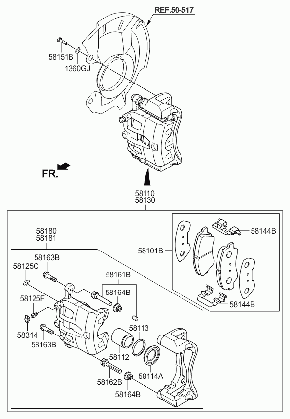 KIA 58180-1RA00 - Jarrusatula inparts.fi