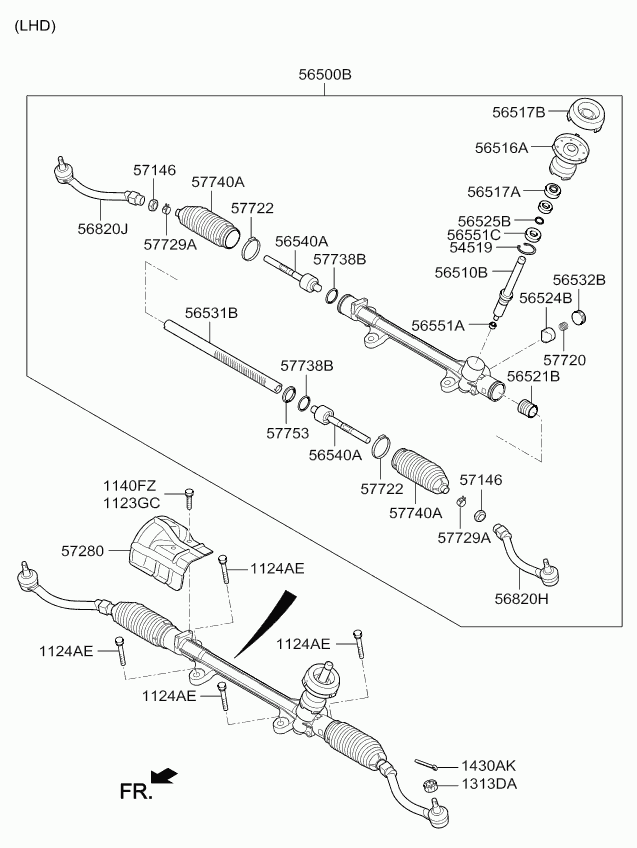 KIA 57729-B2000 - Polttimo, huomiovalo inparts.fi