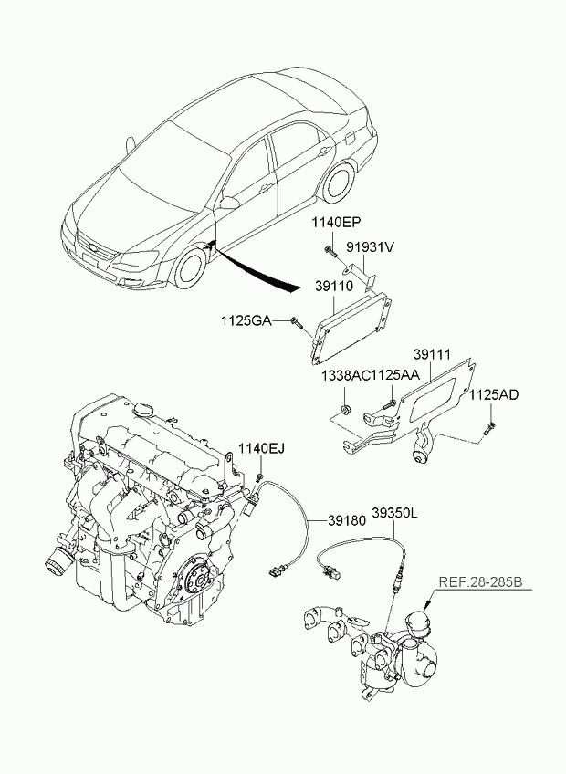 Hyundai 39180-2A200 - Impulssianturi, kampiakseli inparts.fi