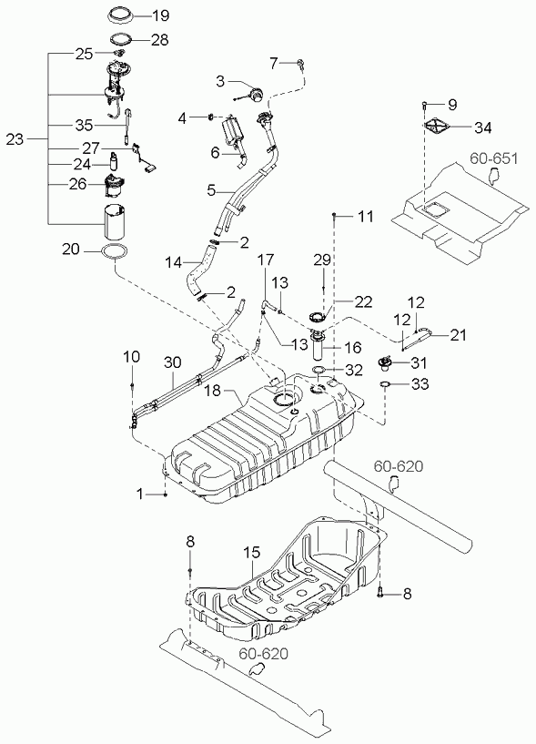 KIA 311113E300 - Polttoainepumppu inparts.fi