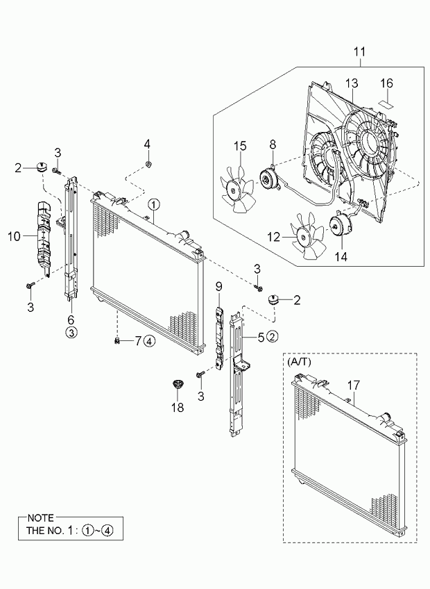 KIA 25380-3E600 - Tuuletin, moottorin jäähdytys inparts.fi