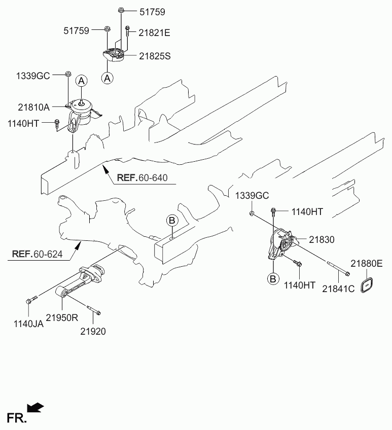 KIA 21810-C5200 - Moottorin tuki inparts.fi