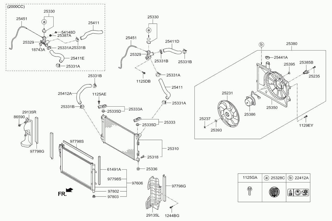 Hyundai 25330-1P000 - Korkki, jäähdytin inparts.fi