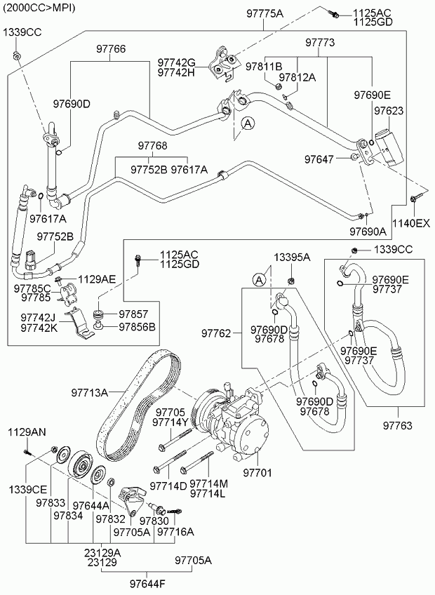 MAZDA 977132D100 - Moniurahihna inparts.fi