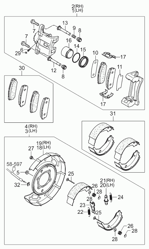 KIA 582303E000 - Jarrusatula inparts.fi