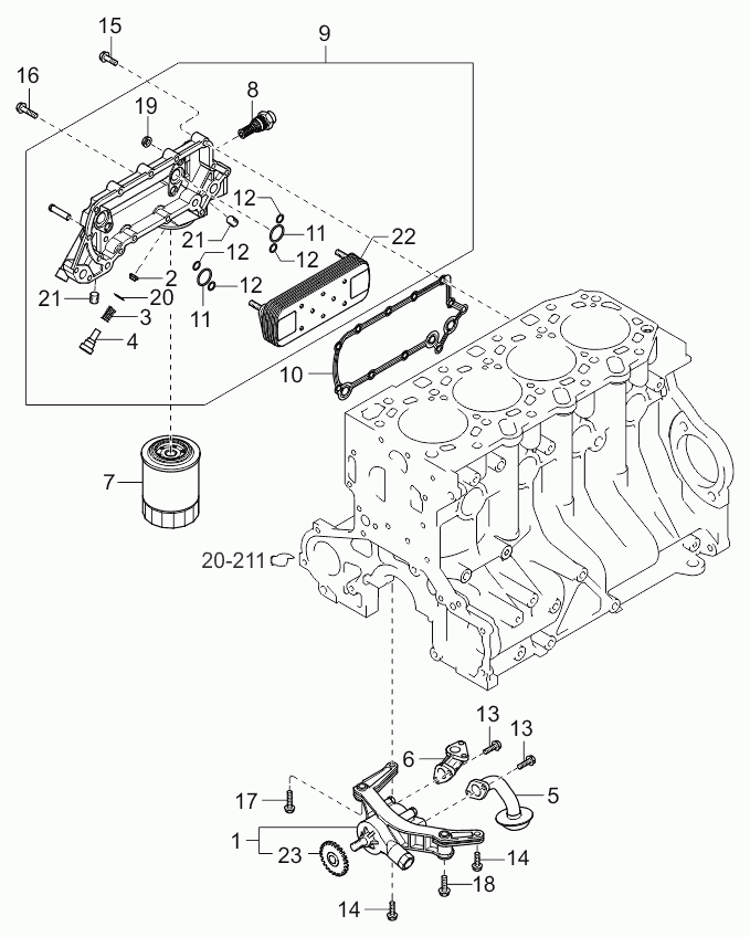 Hyundai 26310-4A000 - Öljynsuodatin inparts.fi