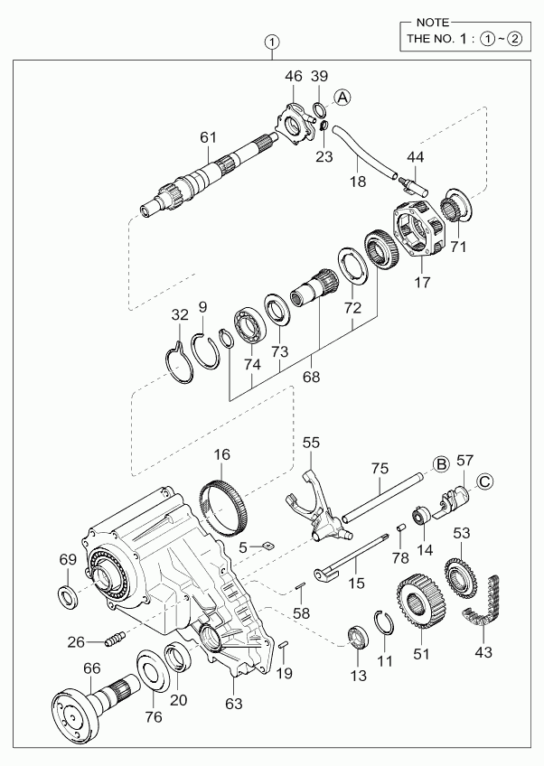 KIA 473144B000 - Akselitiiviste, jakovaihteisto inparts.fi