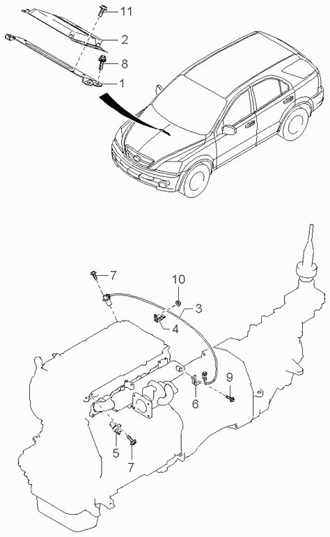 KIA 393504A000 - Tunnistin, nokka-akselin ajoitus inparts.fi