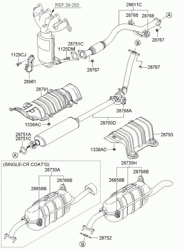 Hyundai 286581C000 - Laakerin holkki, vakaaja inparts.fi