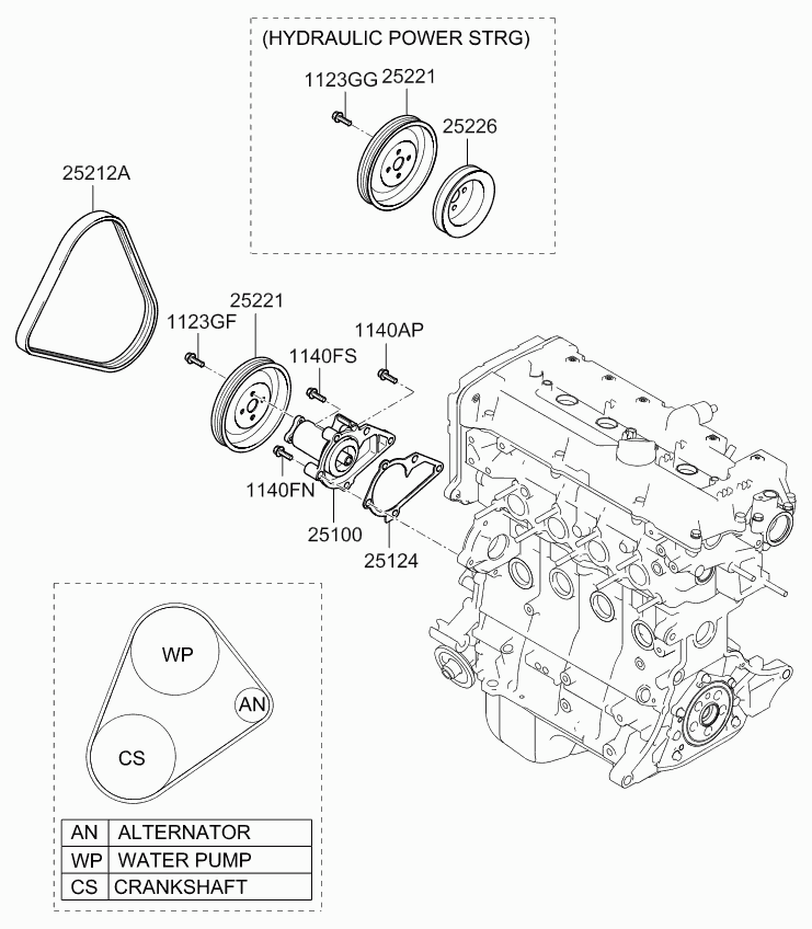 NISSAN 2521226021 - Moniurahihna inparts.fi