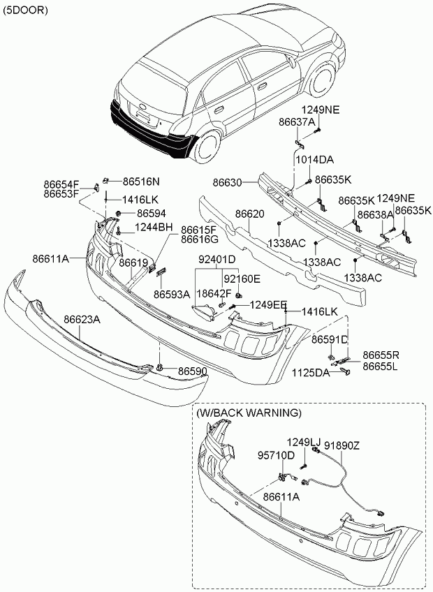 KIA 866301G600 - Moniurahihna inparts.fi