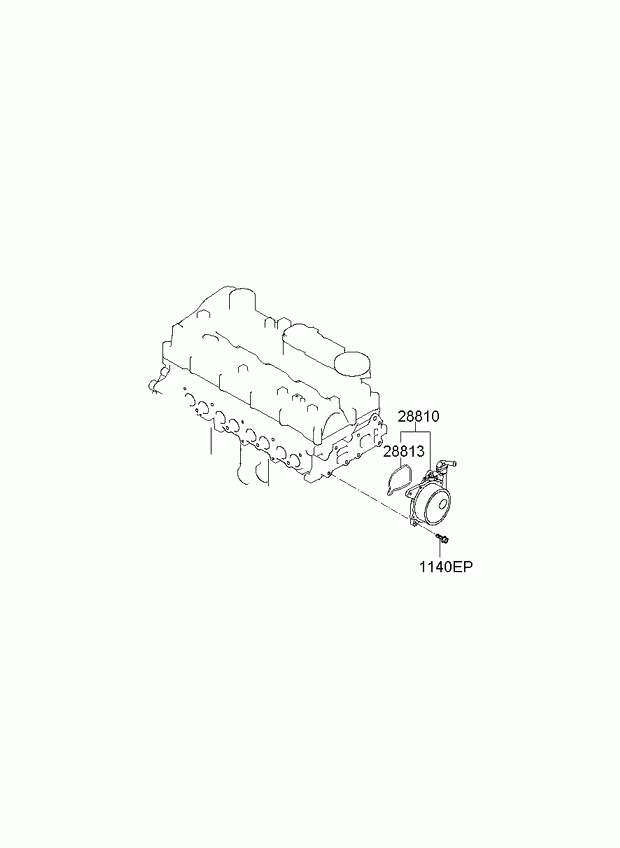 Hyundai 28810-2A500 - Alipainepumppu, jarrujärjestelmä inparts.fi