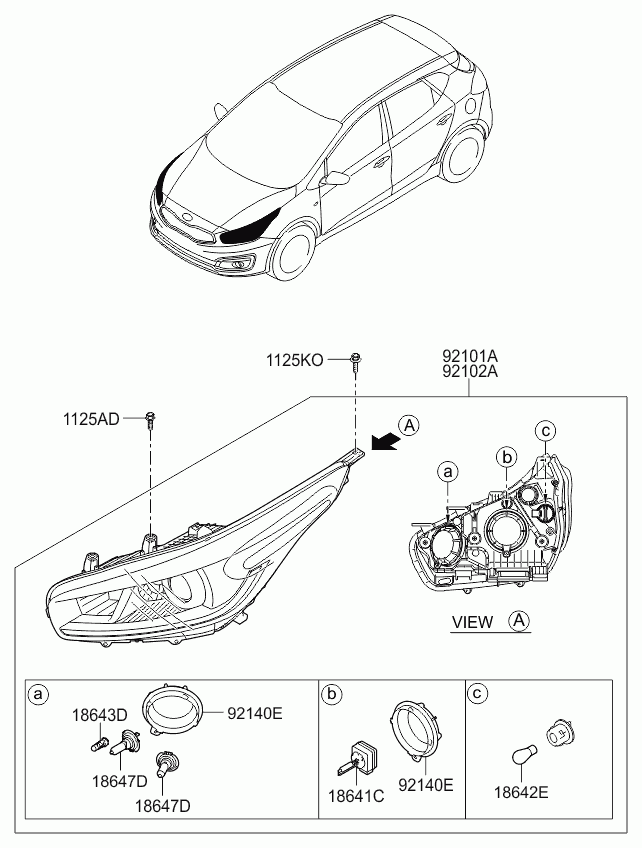 KIA 92102-A2220 - Ajovalo inparts.fi