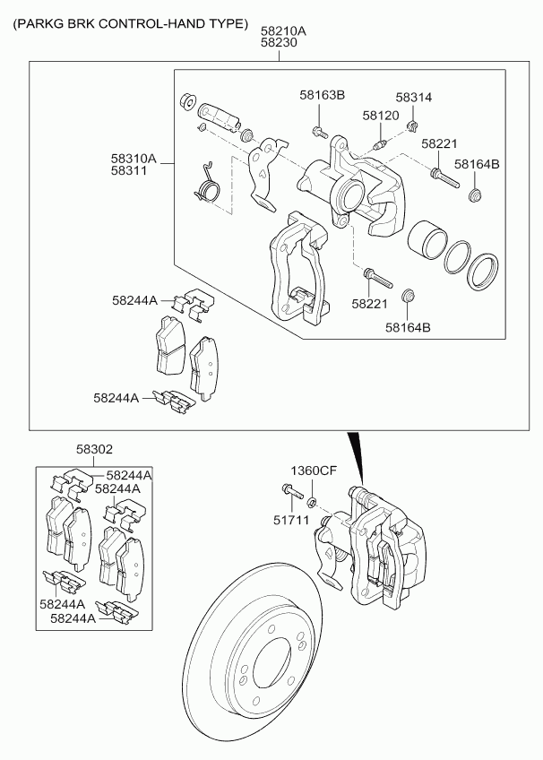 KIA 58302-A2A30 - Jarrupala, levyjarru inparts.fi