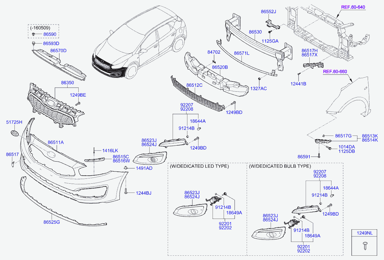 TATA 86511A2600 - Cover - front bumper inparts.fi