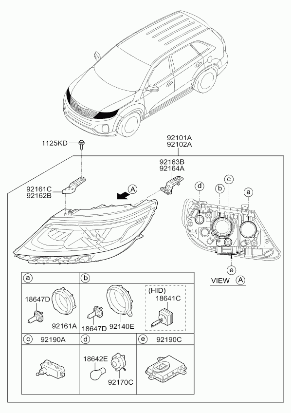 KIA 1864735010 - Polttimo, kaukovalo inparts.fi