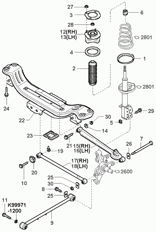 MAZDA KGA2A280A5A - Suojus / palje, iskunvaimentaja inparts.fi