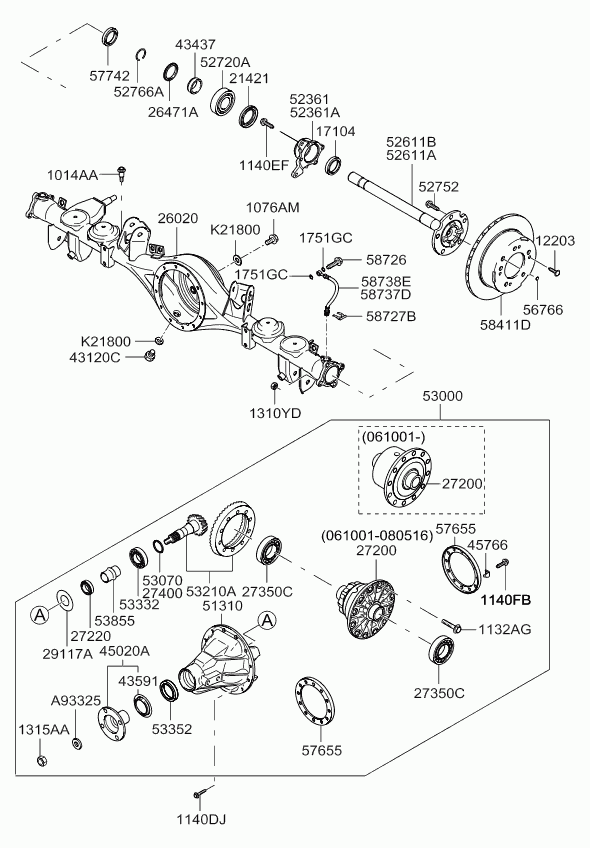 KIA 584113E500 - Jarrulevy inparts.fi