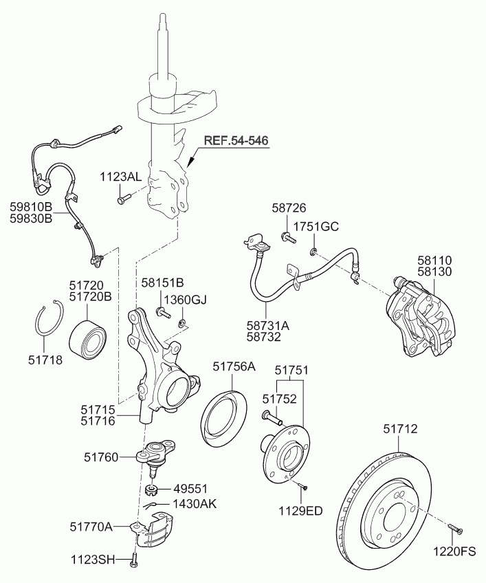 KIA 51760-0Q000 - Pallonivel inparts.fi