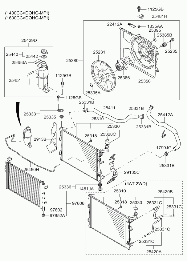 KIA 25385-07550 - Vastus, sisäilmantuuletin inparts.fi