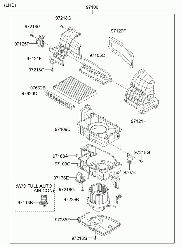 Hyundai 97128-3K000 - Vastus, sisäilmantuuletin inparts.fi