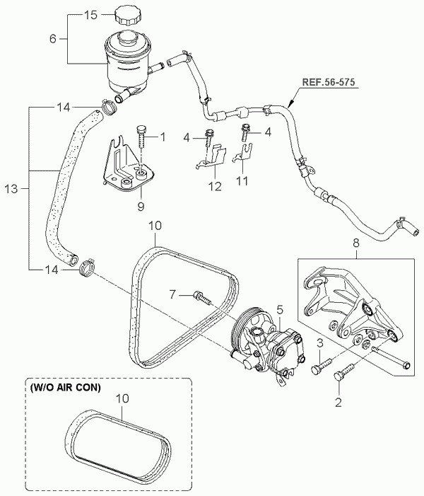 KIA 25212 24350 - Moniurahihna inparts.fi