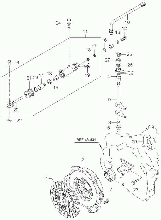 Honda 41300-39050 - Kytkimen painelevy inparts.fi