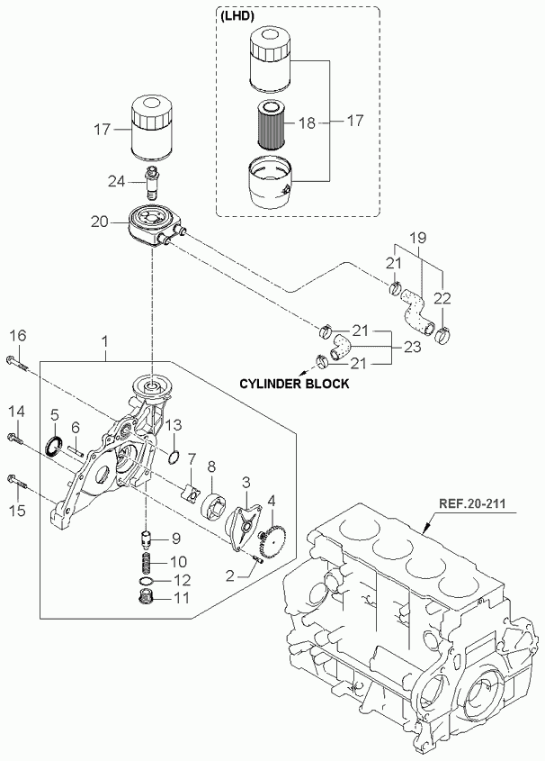 Hyundai 26310 27000 - Öljynsuodatin inparts.fi